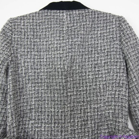 NEW White House Black Market Belted Tweed blazer Jacket , 10P - Picture 7 of 16